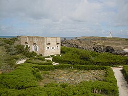 Bernhardt's converted fort on Belle-Île