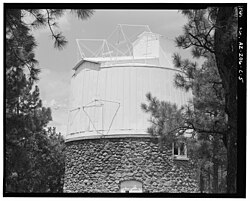 Pluto Dome housing the 13-inch astrograph, built in 1929.