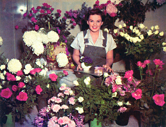 Garland on the set of Summer Stock (1950)