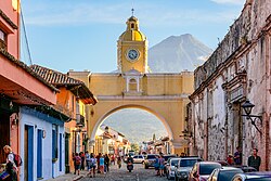 The colonial city of Antigua Guatemala, a UNESCO World Heritage Site