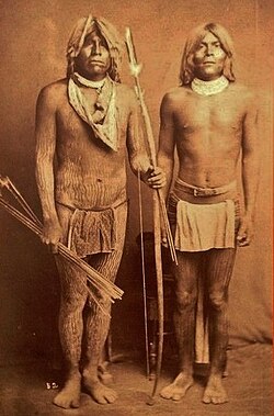 Two Quechans in about 1875