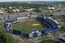 NBT Bank Stadium is home to the Syracuse Mets baseball team.