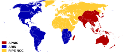 Regional Internet registries until 2002