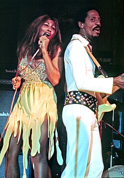 Ike & Tina Turner performing in Hamburg, Germany in 1972