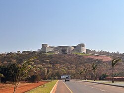 The New Zimbabwe Parliament Building in Mount Hampden, Harare