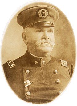 Emil Körner in the uniform of the Army of Chile