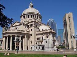 The First Church of Christ, Scientist is the Mother Church and ad­min­is­tra­tive head­quar­ters of the Christian Science Church.