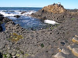 The Giant's Causeway in Northern Ireland