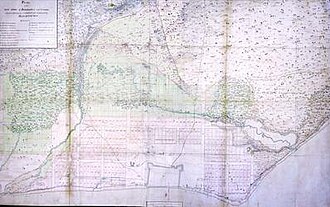 British plan for Pensacola, 1765
