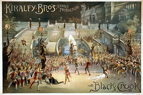 The Black Crook was a long-running musical on Broadway in 1866.[1]