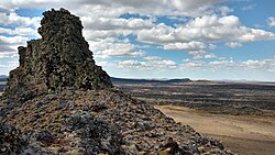 Alkali basalt is one of the rocks comprising the Pali-Aike volcanic field, in Argentina.[1]
