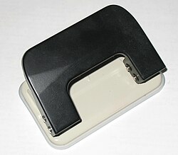 Two-hole filebinder hole punch