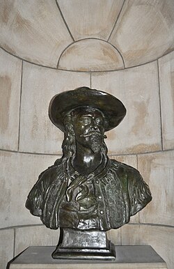 A bust of Cody created by Anton Friedrich Scholl in 1891 for the Nebraska Hall of Fame.