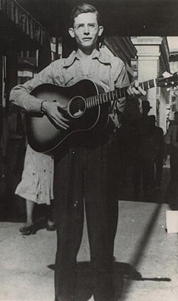 Williams performing in Montgomery in 1938