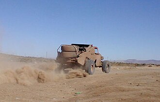 Truggy racing the Baja 1000