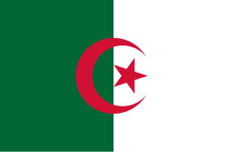 The flag of Algeria