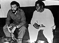 Nkrumah with Ernesto "Che" Guevara, January 1965