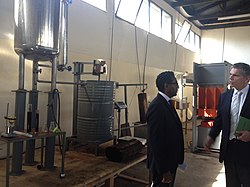 African Bamboo Product Innovation Lab where bamboo farming techniques and industrial uses are tested inside the company's facility in Addis Ababa, Ethiopia