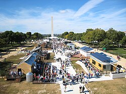 The Solar Decathlon held at the National Mall in 2009