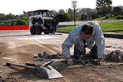Road repair