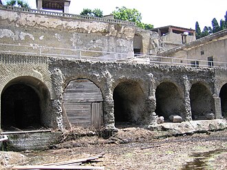 "Boat houses" where skeletons were found