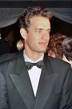 Hanks at the Academy Awards after-party in March 1989