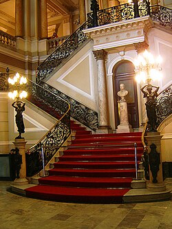 Main entrance to the library