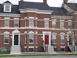 Townhouses with English basements