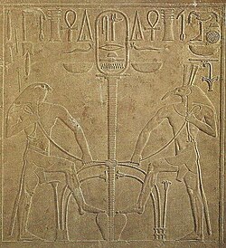 Horus and Set binding together upper and lower Egypt