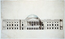 William Thornton's approved design for the Capitol, 1793