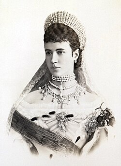 Empress Maria Feodorovna of Russia, circa 1885