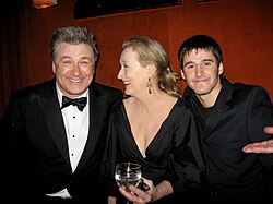 Streep with Alec Baldwin and Josh Wood at the 2009 Screen Actors Guild Awards