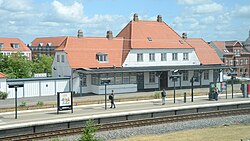 Vejen railway station in 2023.