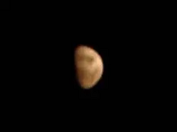 A fuzzy picture of Io, the moon of Jupiter