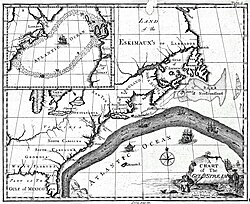 Benjamin Franklin's map of the Gulf Stream