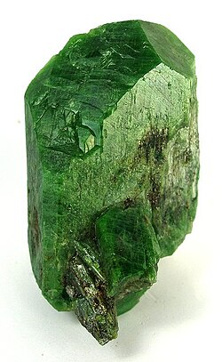 A green diopside found in Outokumpu, Finland
