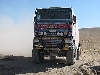A Ginaf X2222 at the 2011 Dakar Rally.