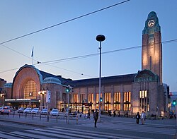 Helsinki Central Station, 1919 (Eliel Saarinen)