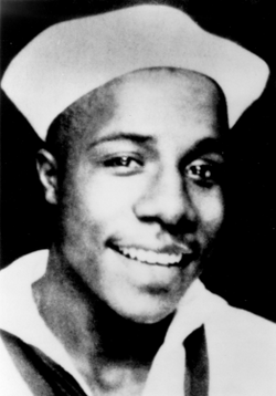 Haley during his service in the U.S. Coast Guard