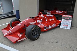 #1 Budweiser Indy Car of Bobby Rahal in 1988