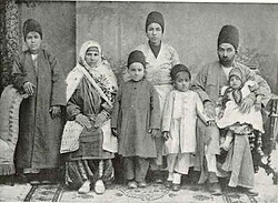 A Zoroastrian family in Qajar Iran, circa 1910