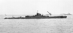 The Imperial Japanese Navy's I-400-class submarine, the largest submarine type of WWII