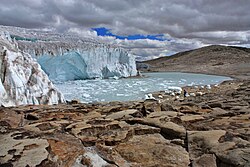 The Quelccaya Ice Cap in Peru is the second-largest glaciated area in the tropics