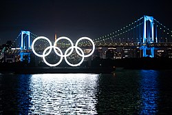 The 2020 Olympics were postponed and held in 2021 due to the COVID-19 pandemic.