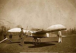 The Blériot V canard monoplane, built in January 1907