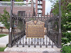 Young is buried on the grounds of the Mormon Pioneer Memorial Monument in Salt Lake City.