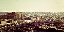 Looking across Perth railway station c. 1955