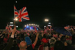 The Proms is an eight-week summer season of daily orchestral classical music concerts held across the United Kingdom. The Last Night of the Proms celebrates British tradition with patriotic classical music of the United Kingdom.[247][248]
