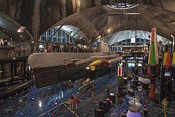 EML Lembit in the Estonian Maritime Museum. The Lembit is the only minelayer submarine of its series left in the world.[49]