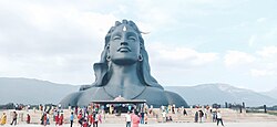 Adiyogi Shiva (the first Yogi) statue in Coimbatore
